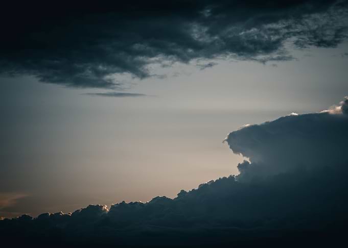 Dramatic Cloudscape at Dusk