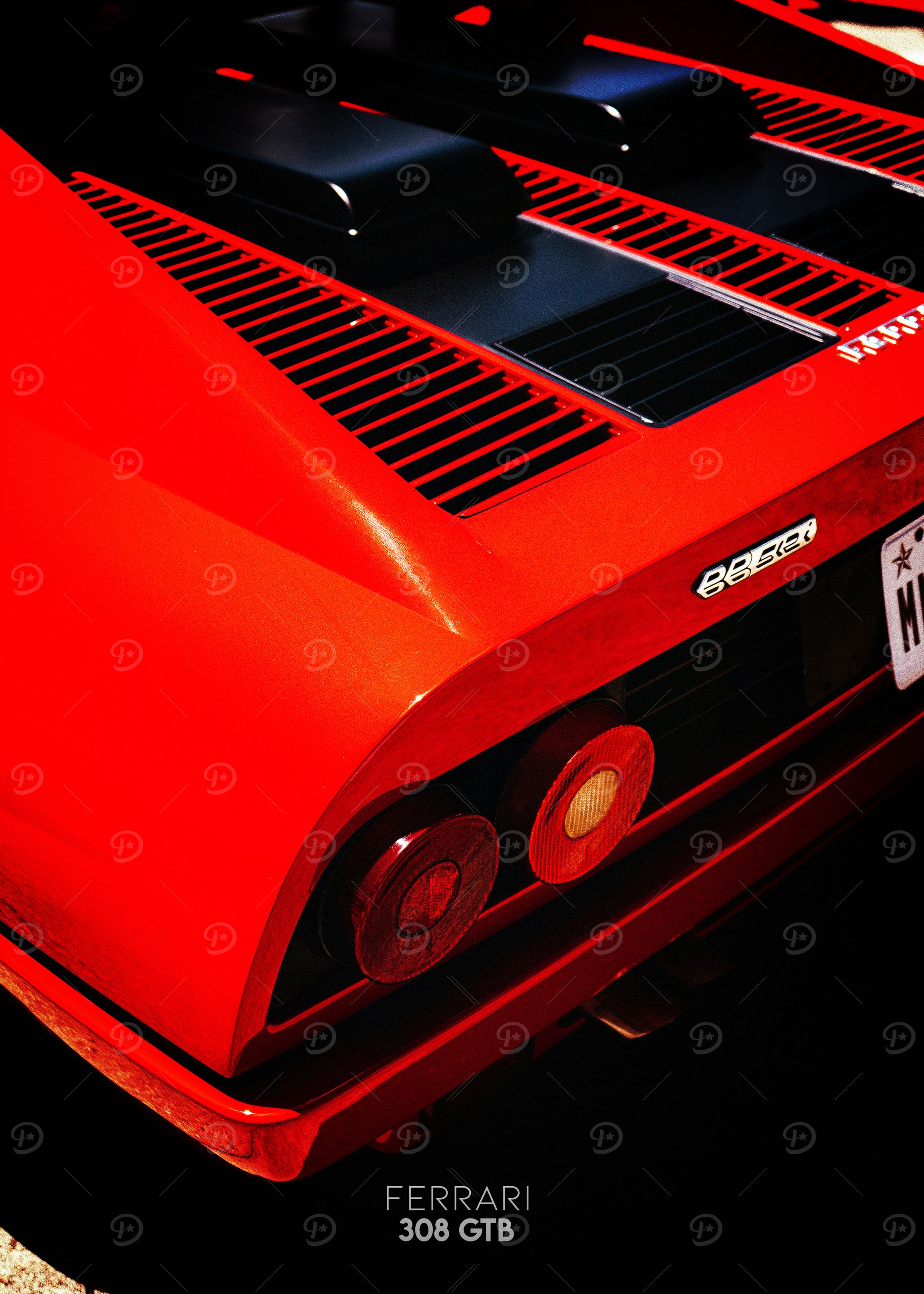 Red Ferrari 308 GTB