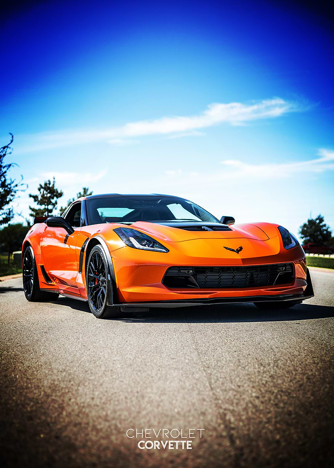 Chevrolet Corvette on Road