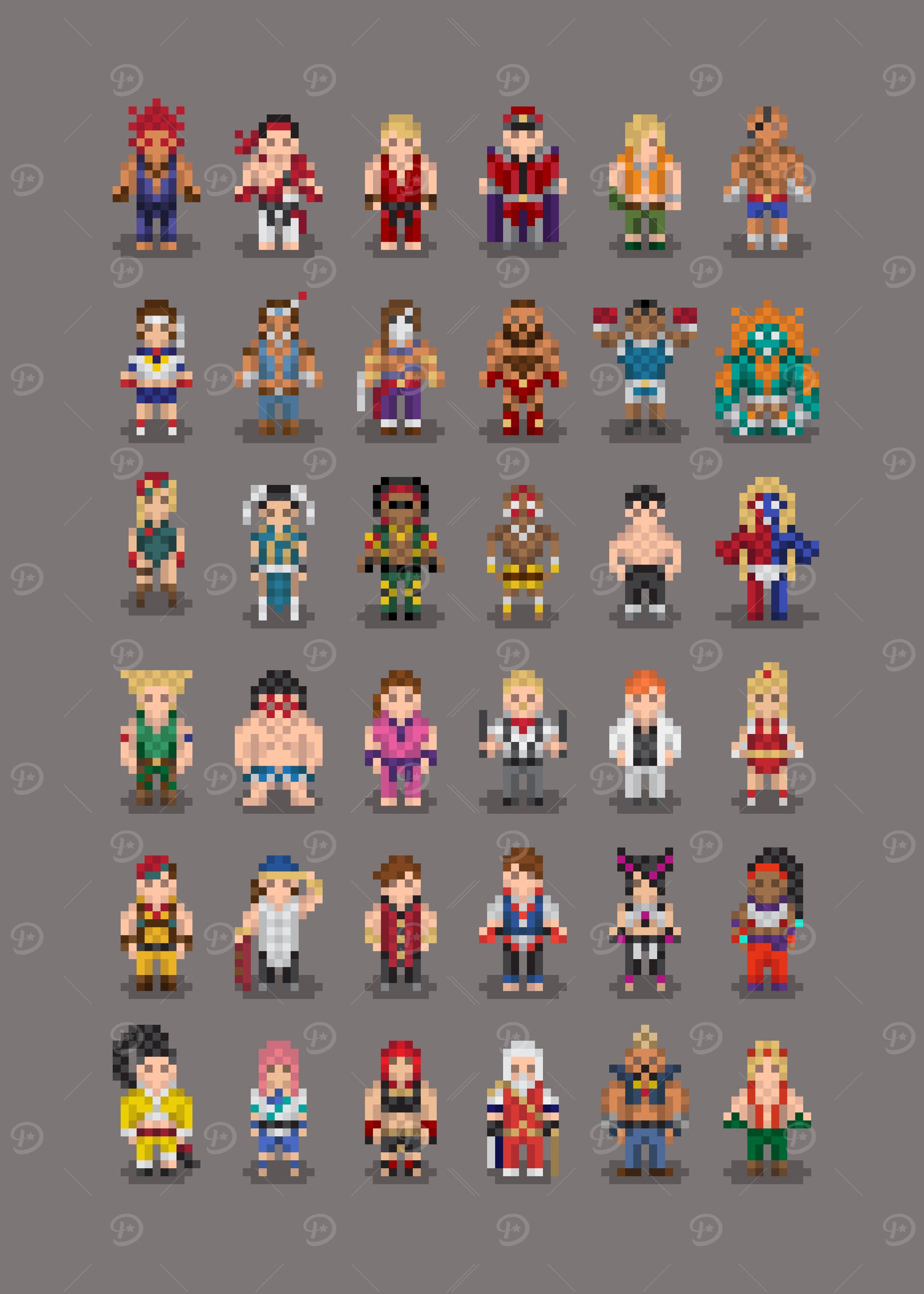 Pixel Art Fighters