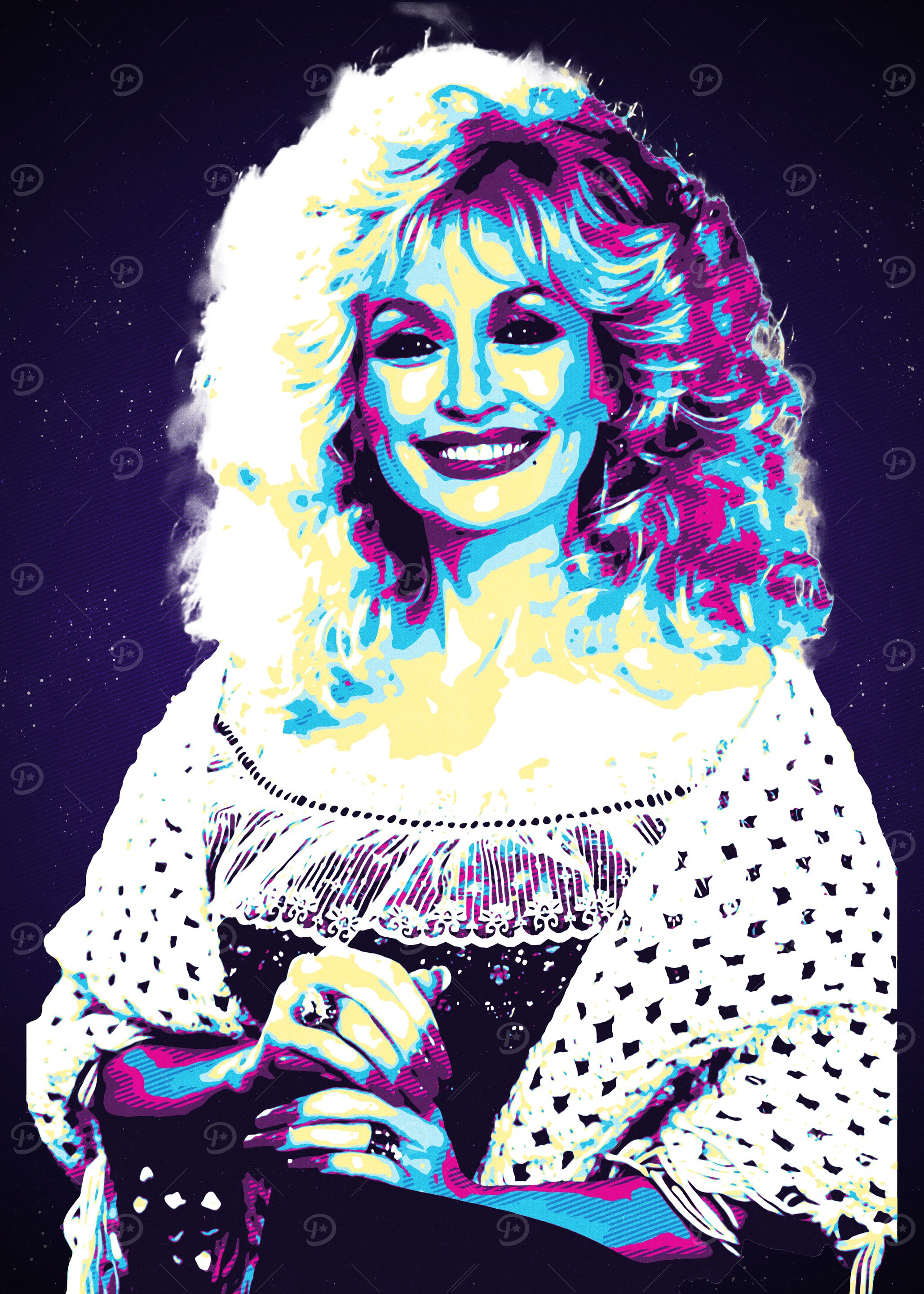 Dolly Parton Pop Art