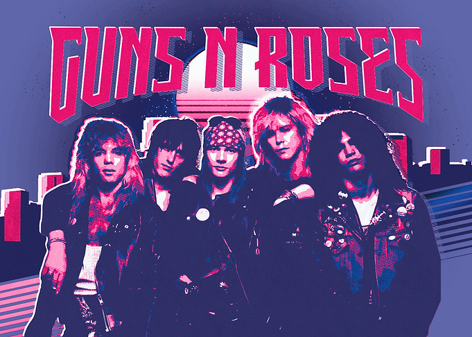 Guns N' Roses Band Poster