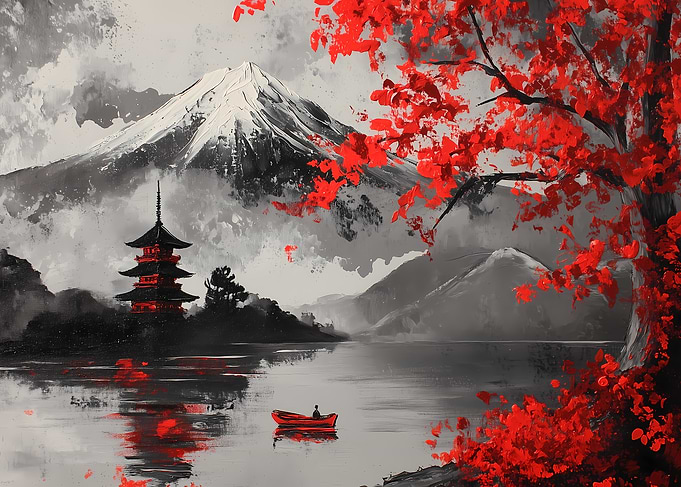 Mount Fuji Japanese Landscape