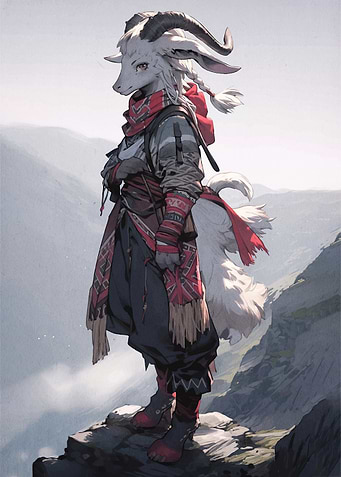 Anthropomorphic Goat