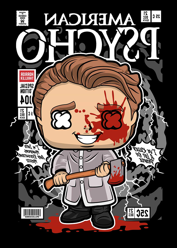 American Psycho Comic Book Cover Art
