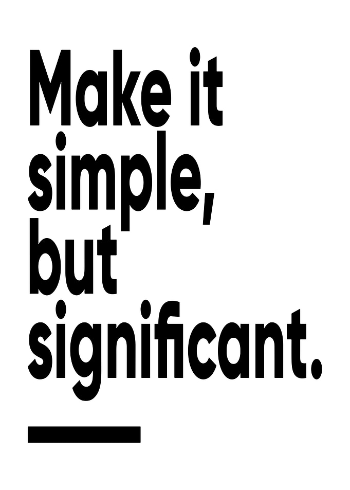 Simple but Significant Text Art