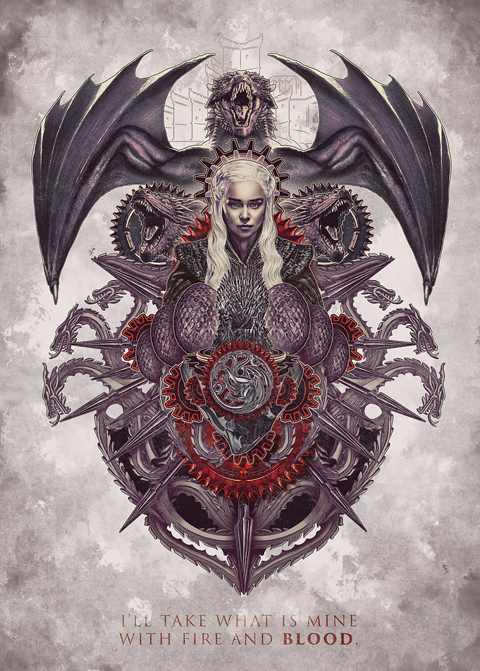 Daenerys: Fire and Blood Emblem