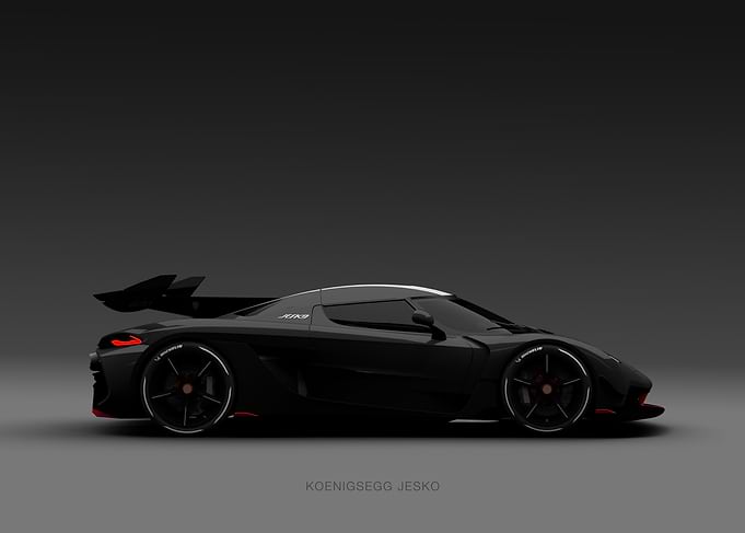 Koenigsegg Jesko Dark Car