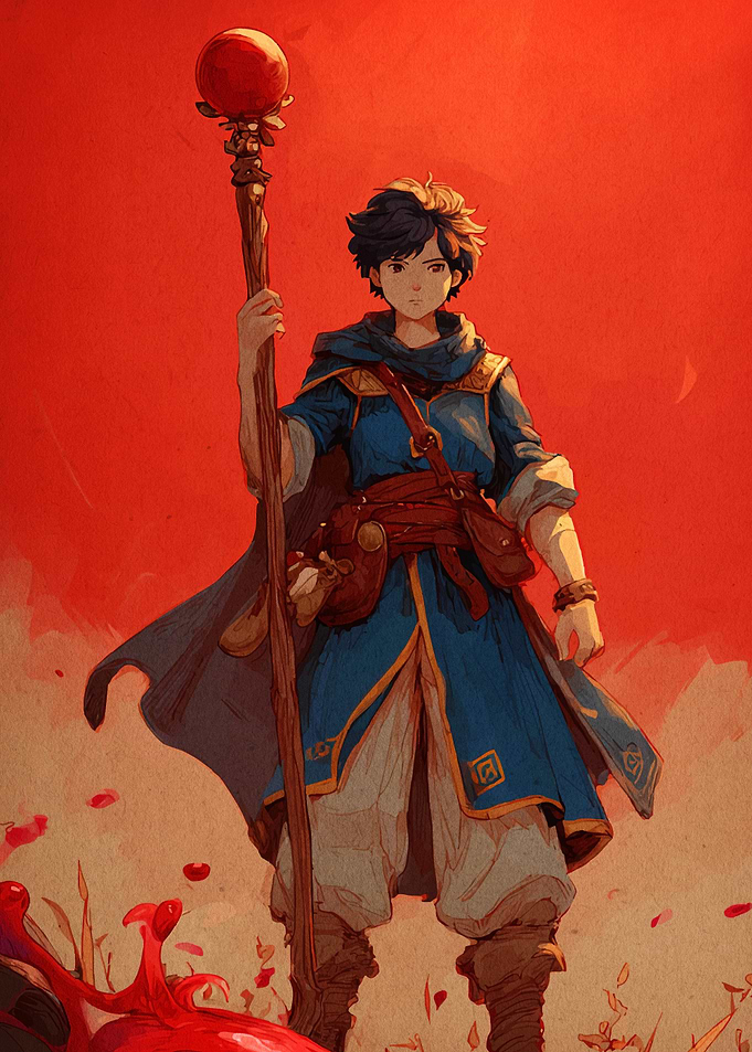 Anime Mage Staff
