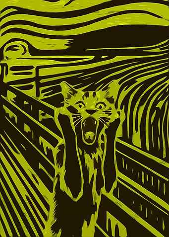 The Scream Cat Parody