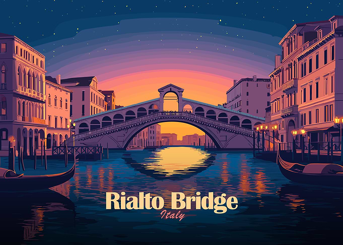 Rialto Bridge, Venice, Italy