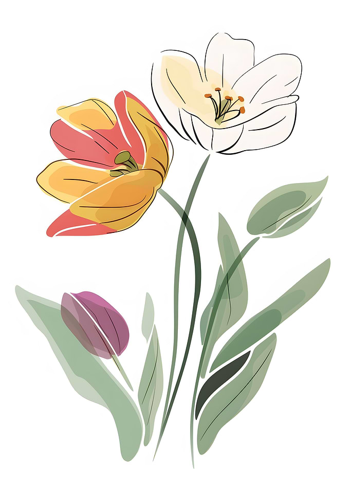 Floral Watercolor Illustration