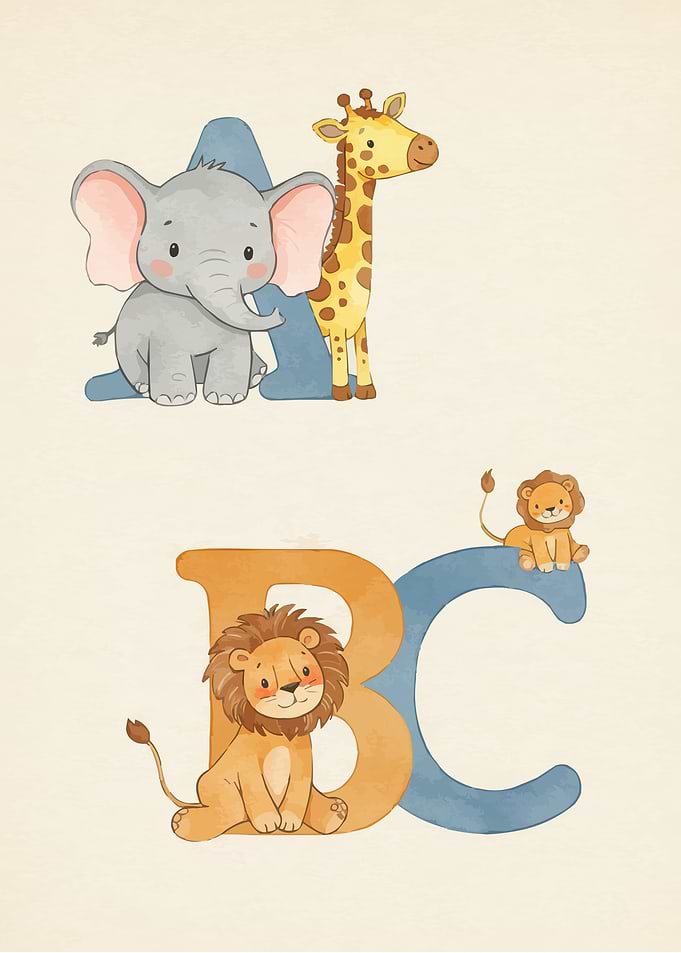 Animal Alphabet Art