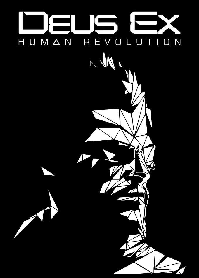 Deus Ex Human Revolution Geometric Portrait