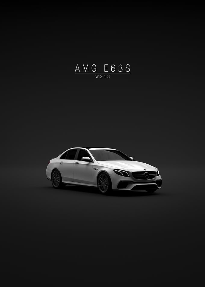 2017 Mercedes Benz E63 S AMG White Front