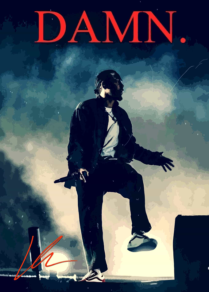 Kendrick Lamar DAMN. Album Art