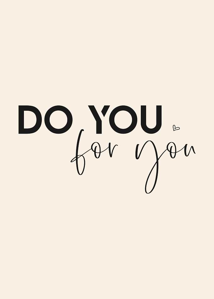 Do You For You Typography Art