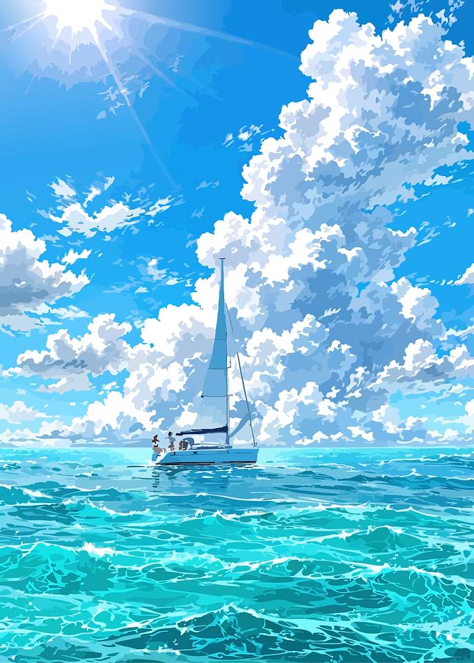 Sailboat on a Sunny Day