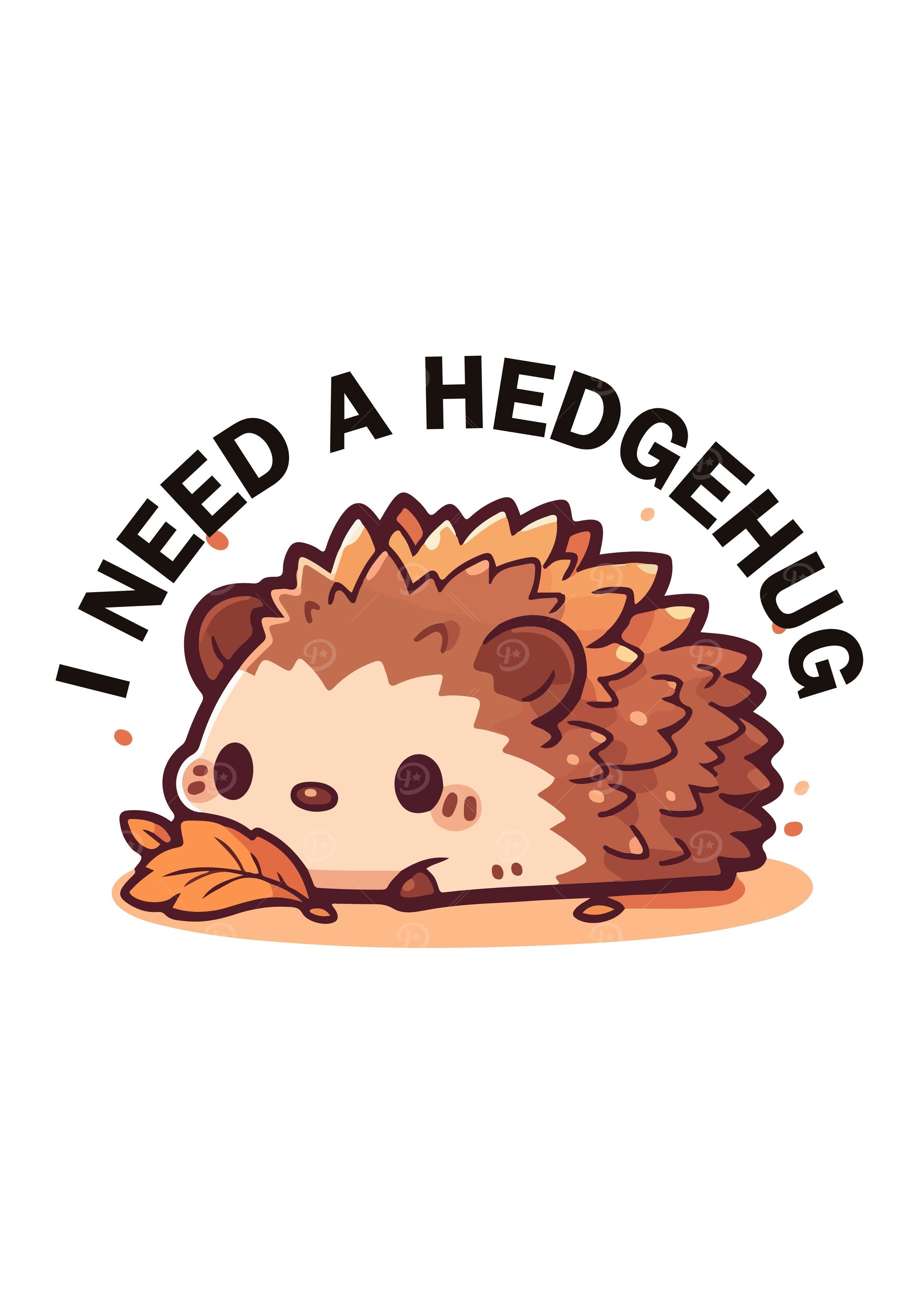Cute Hedgehog Needs a Hug
