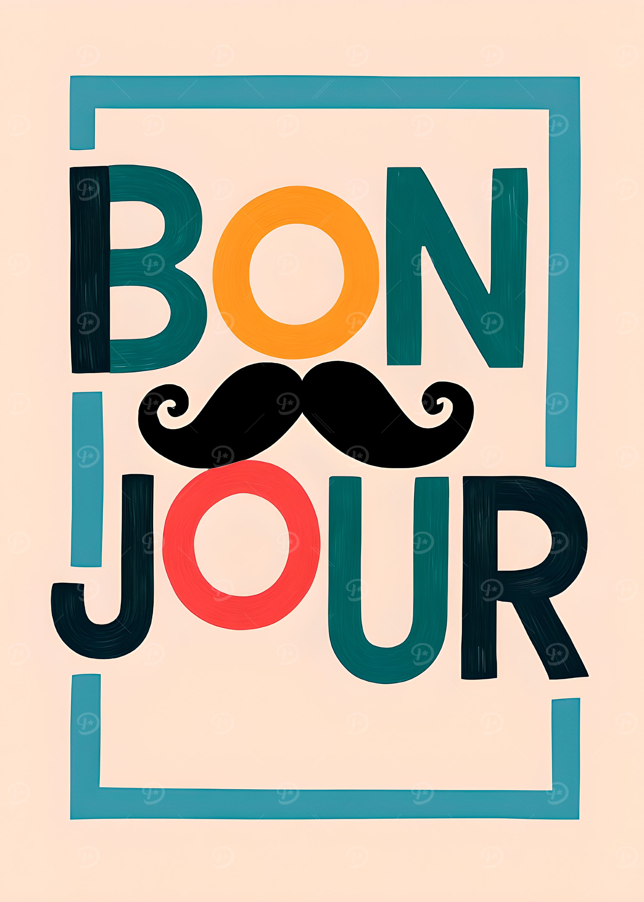Bonjour with Mustache