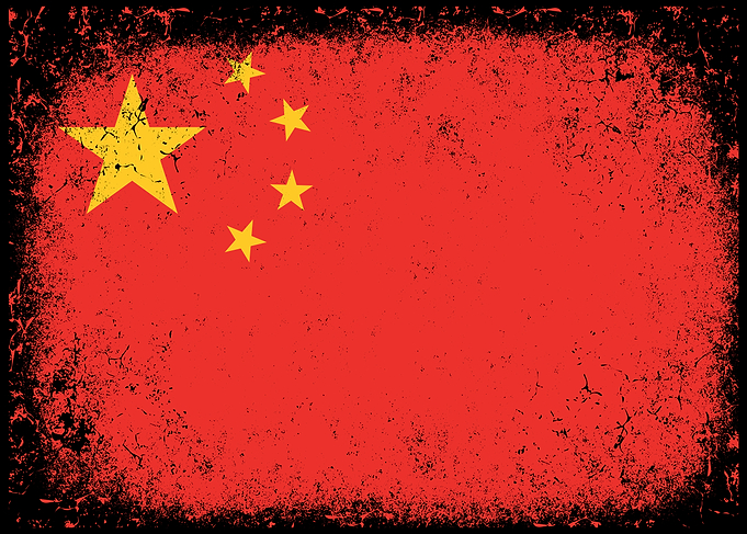 Distressed China Flag