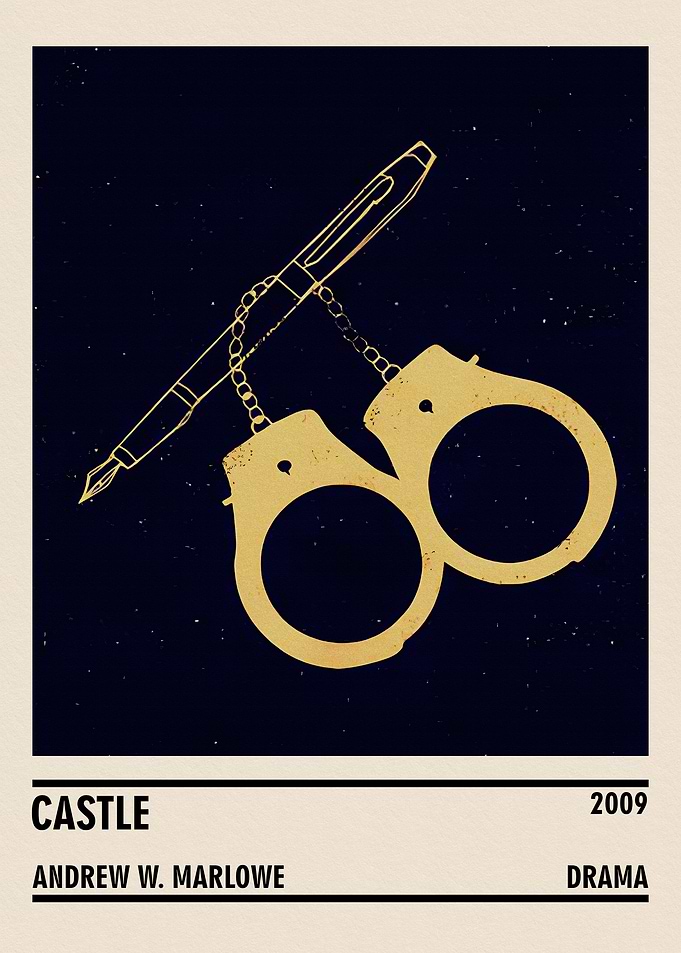 Castle TV Series Minimalist Poster