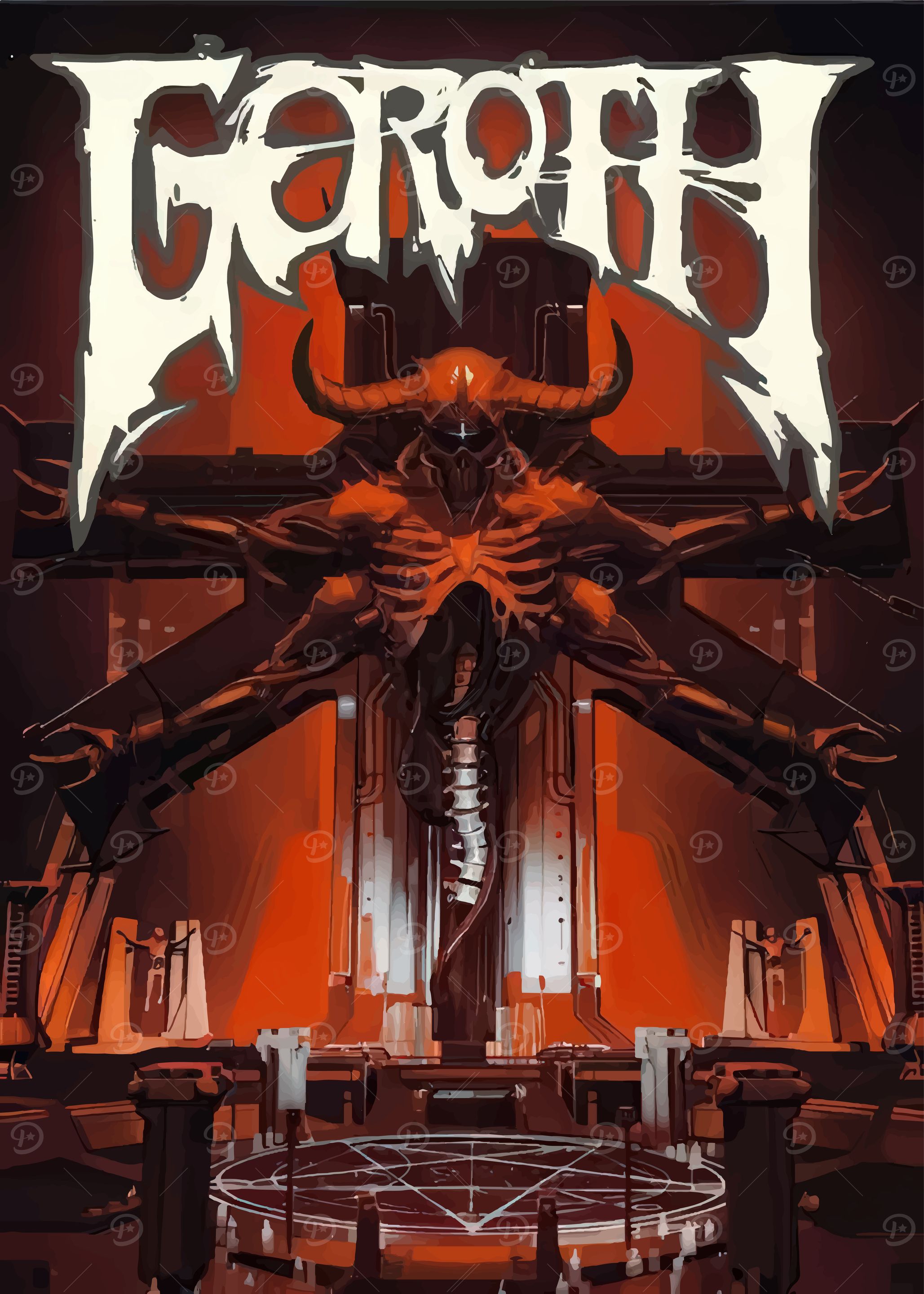 Goroth Heavy Metal Album Cover Art