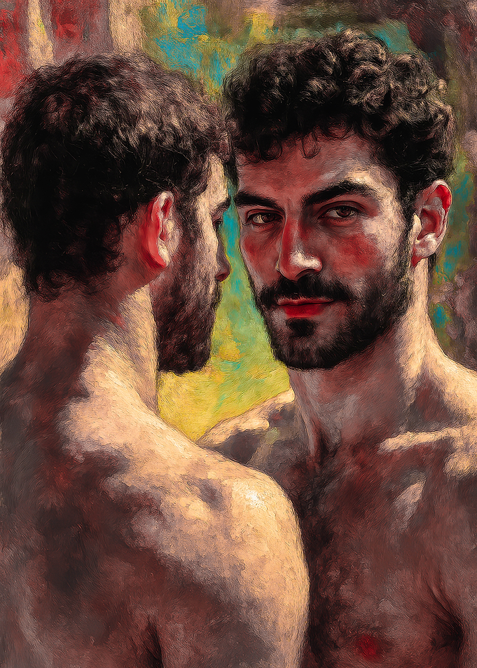 Two Men in Love Portrait