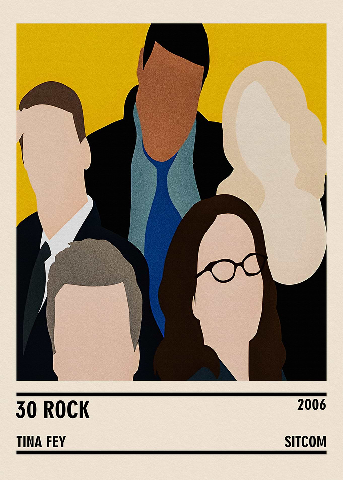 30 Rock Minimalist Poster