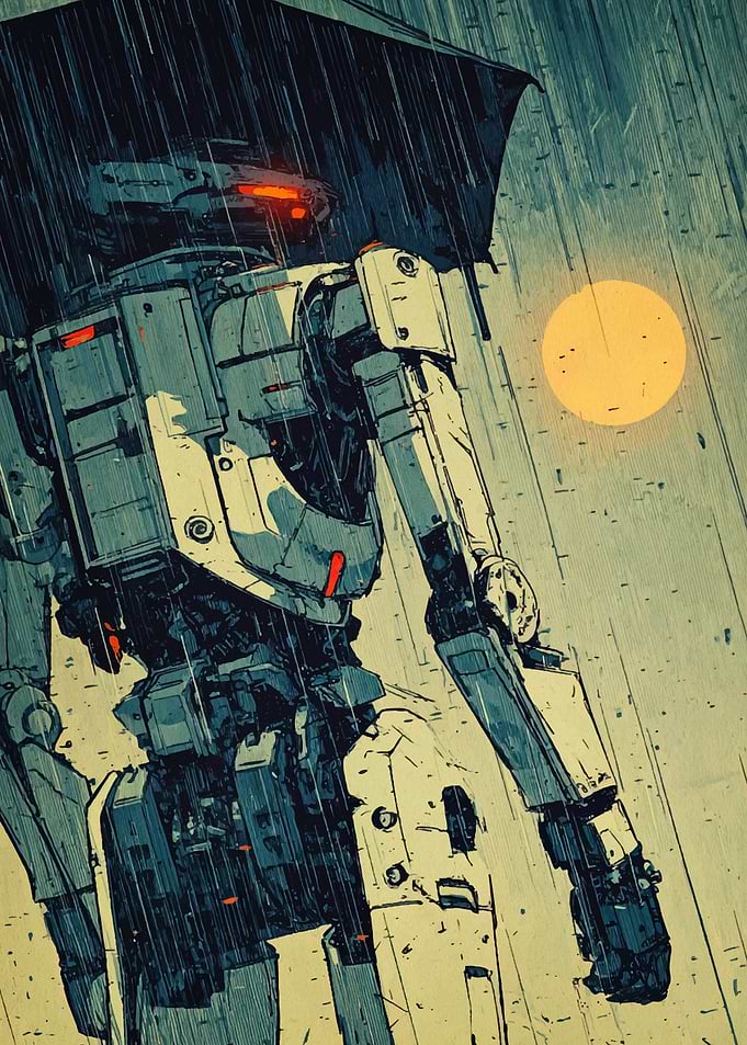 Robot in the Rain