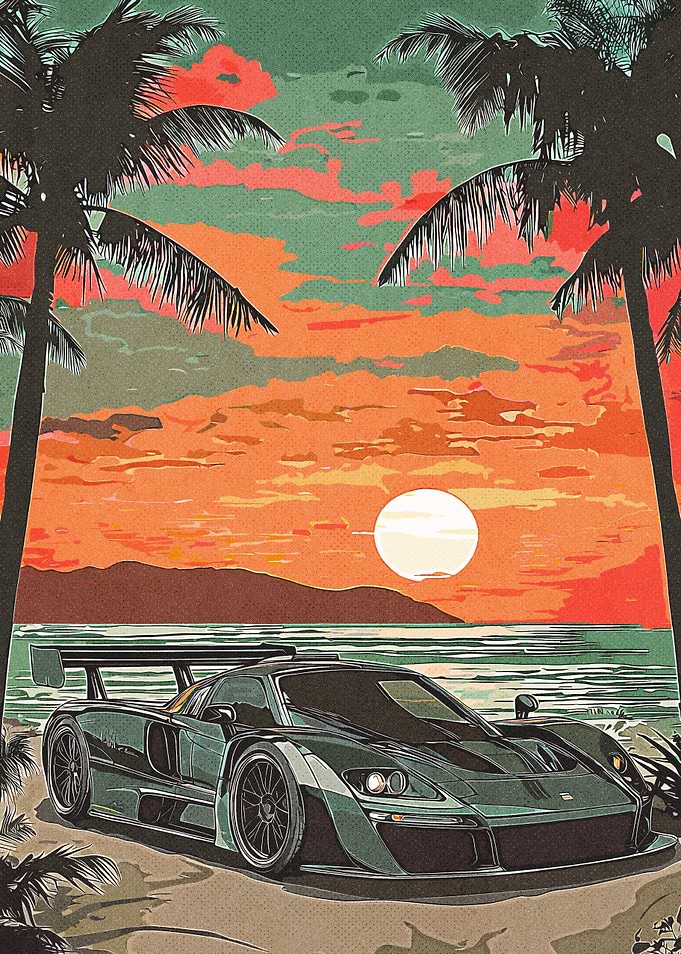 Gumpert Apollo IE Beach Sunset