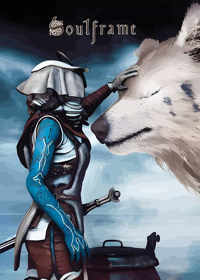 Soulframe Character with Wolf Companion