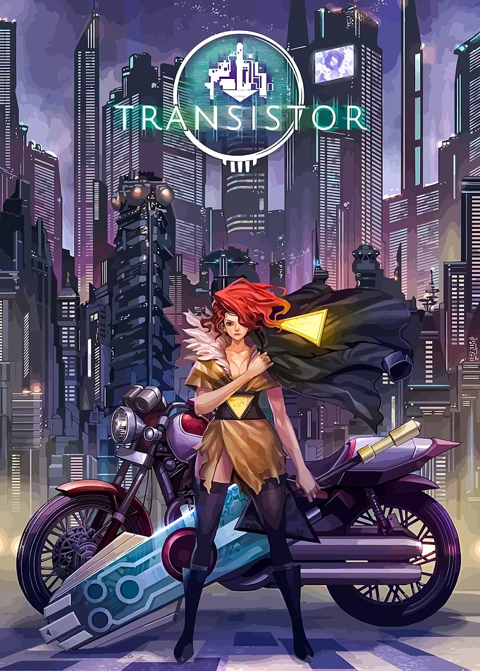 Transistor Game Redhead Character Art