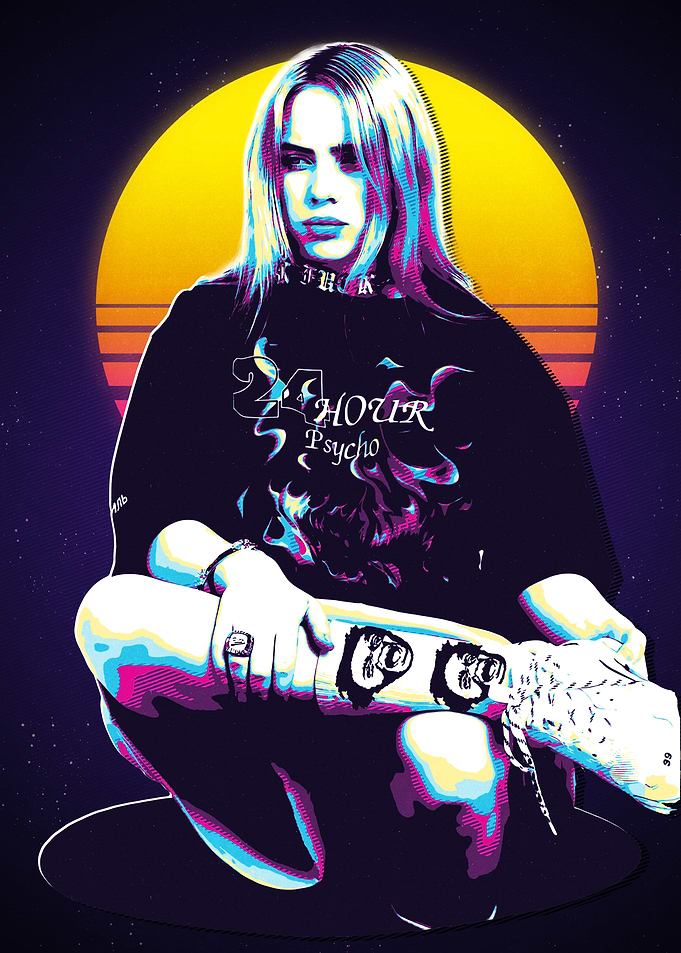 Billie Eilish Retro