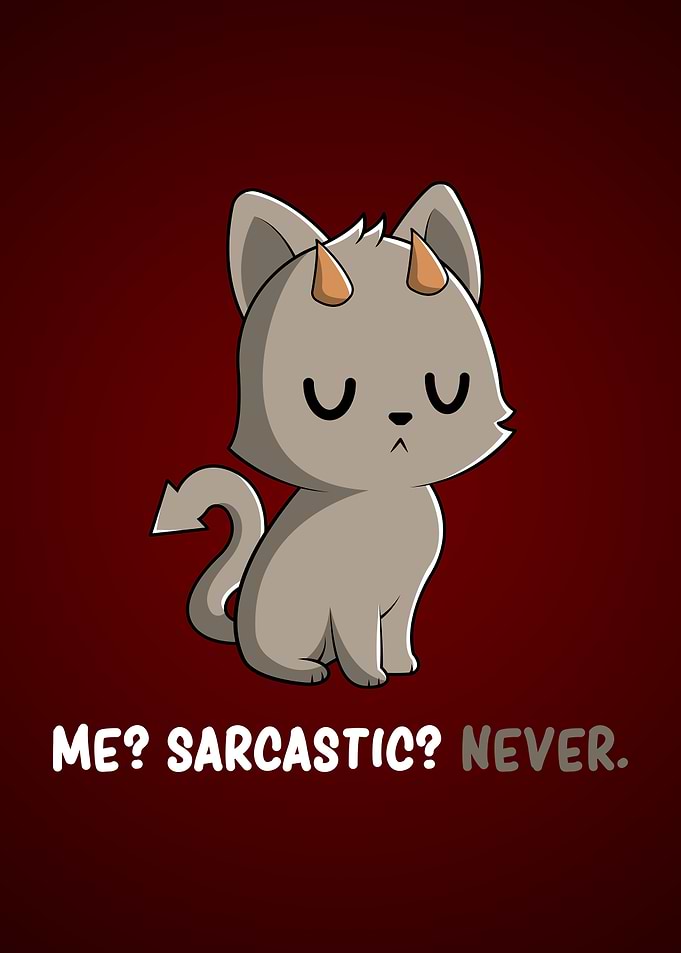 Cute Introvert Evil Cat Humor Antisocial Kitten