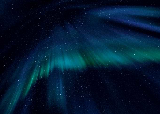 Aurora Borealis Night Sky