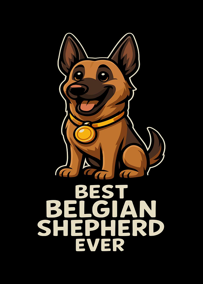 Best Belgian Shepherd Ever Cartoon