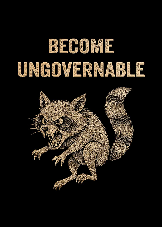 Become Ungovernable Raccoon