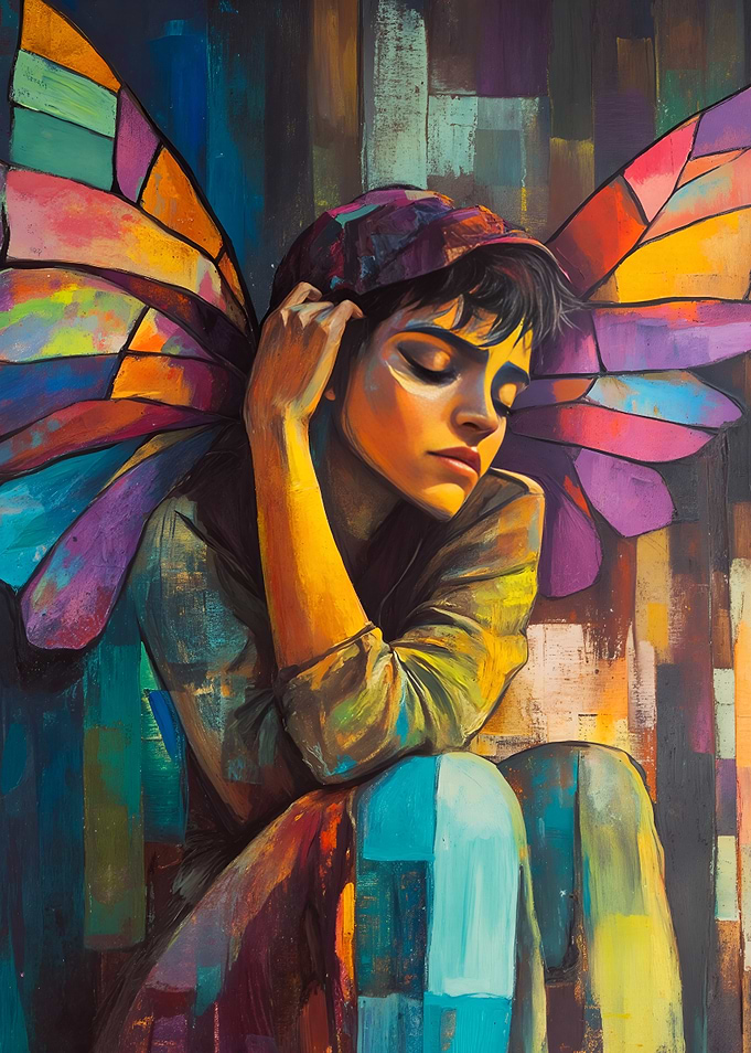 Colorful Fairy Portrait