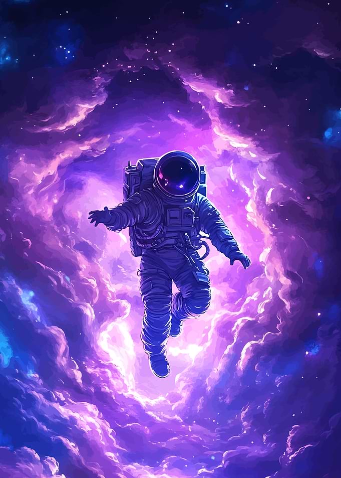 Astronaut in Nebula