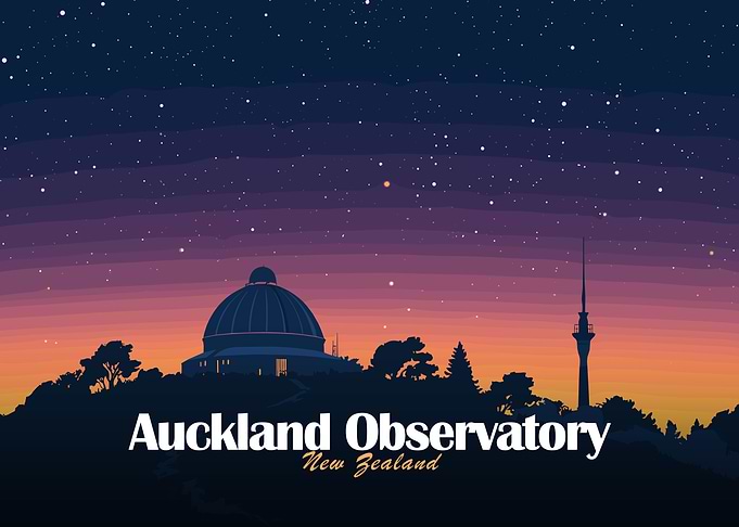 Auckland Observatory New Zealand Night Sky