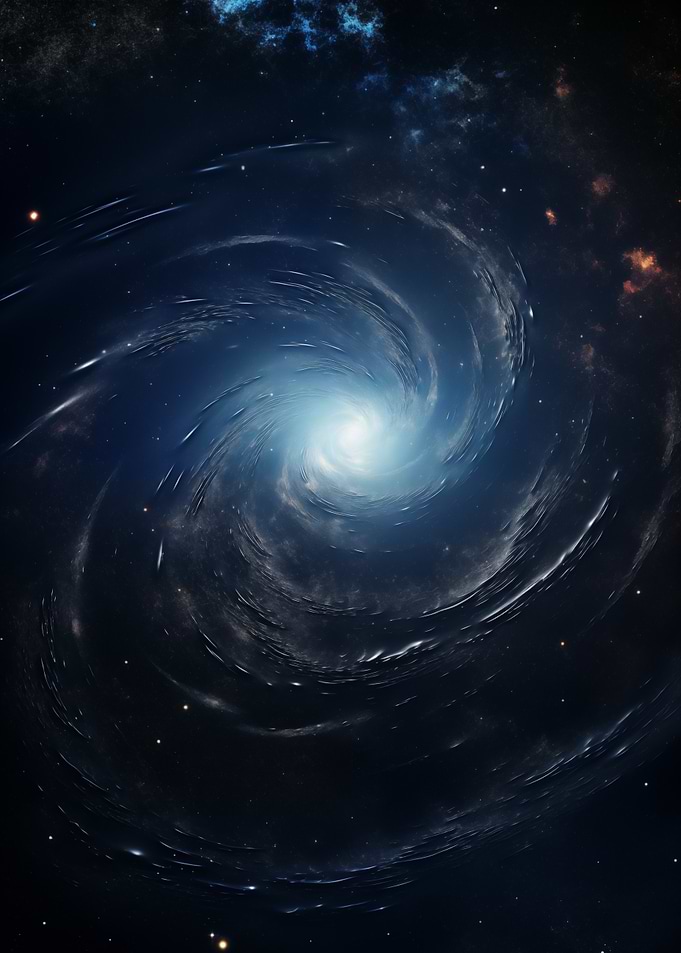 Swirling Galaxy Space Sky