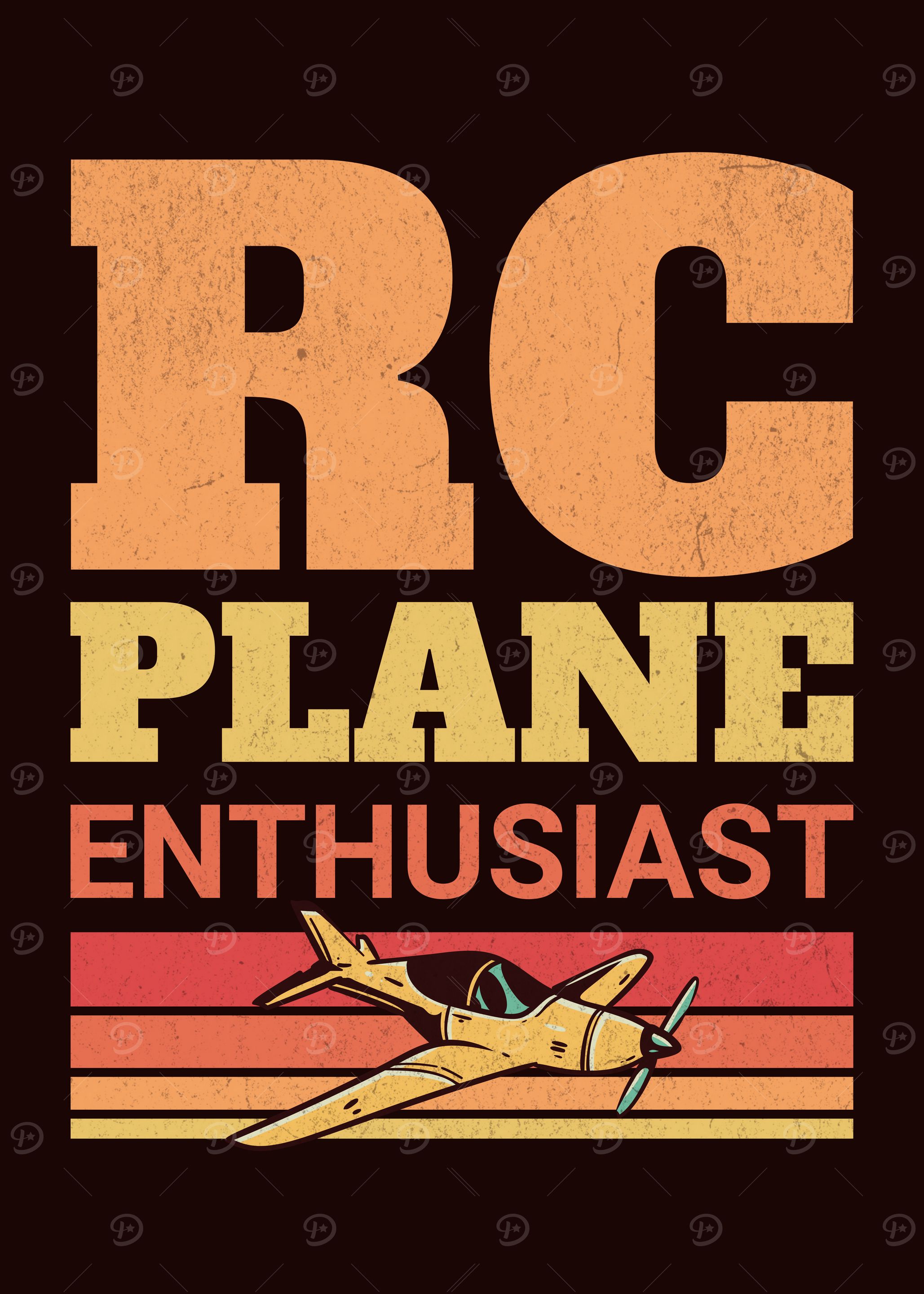 RC Plane Enthusiast Remote Control Airplanes Model Aeroplane Lover