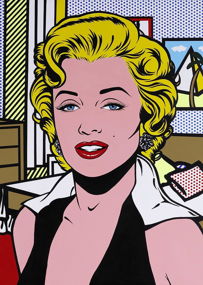 Marilyn Monroe Pop Art Portrait