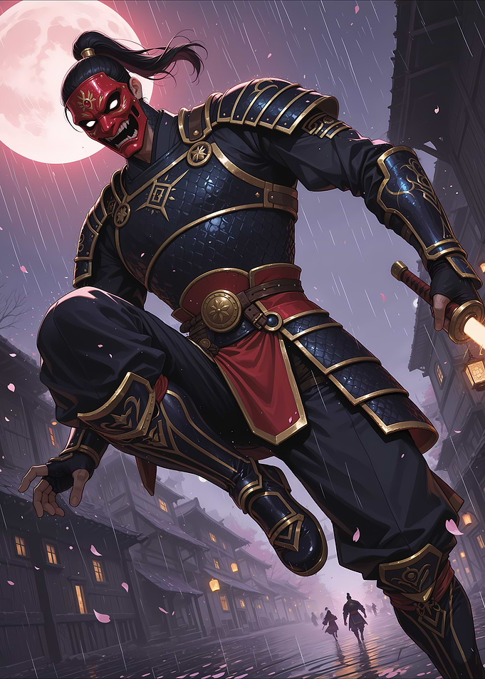 Masked Ninja in Action