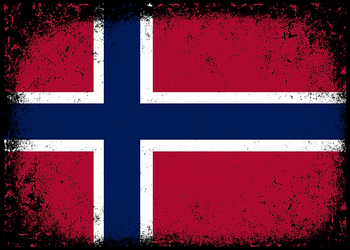 Distressed Norway Flag