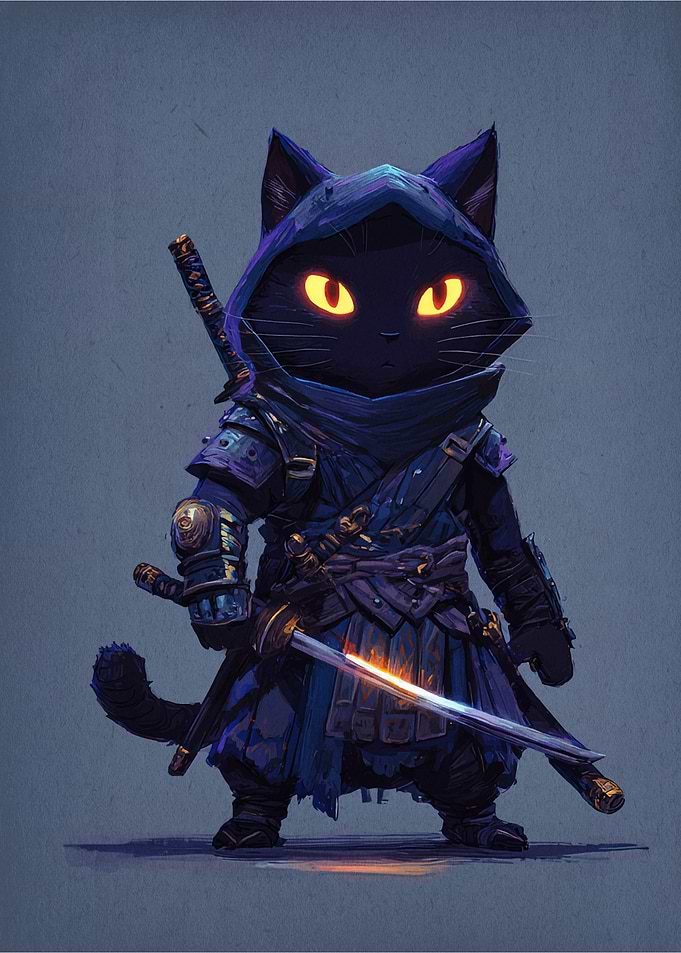 Ninja Cat Warrior