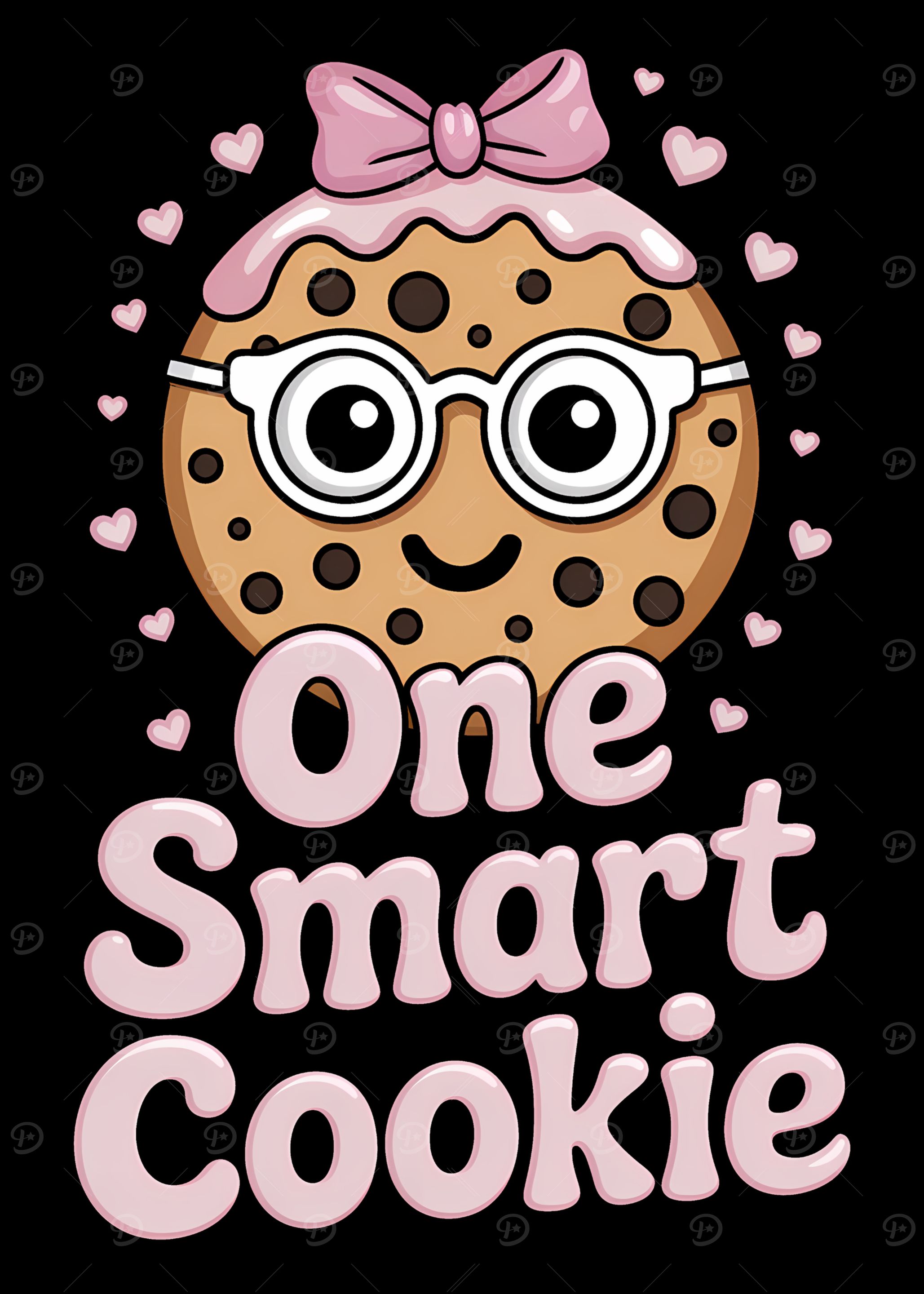 One Smart Cookie Cartoon Illustration