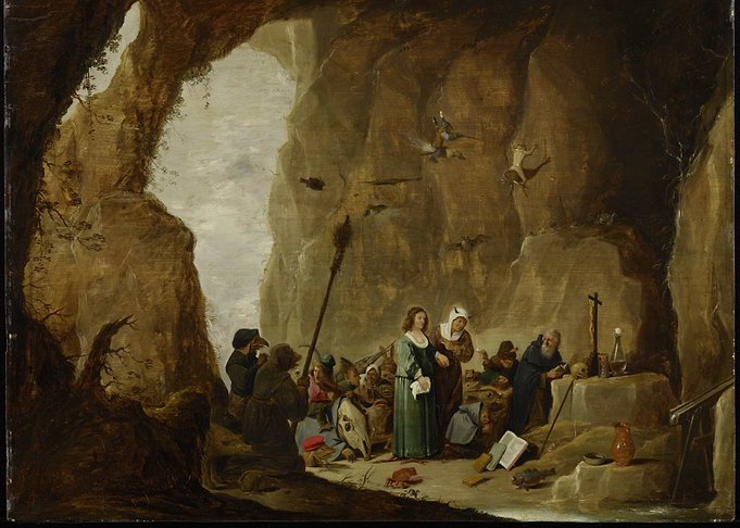 Witches' Sabbath in a Cave Painting