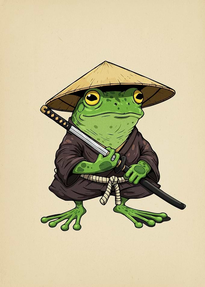Frog Samurai Katana